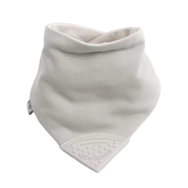 Cheeky Chompers Neckerchew Teething Dribble Bib - Stone