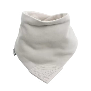 Cheeky Chompers Neckerchew Teething Dribble Bib - Stone