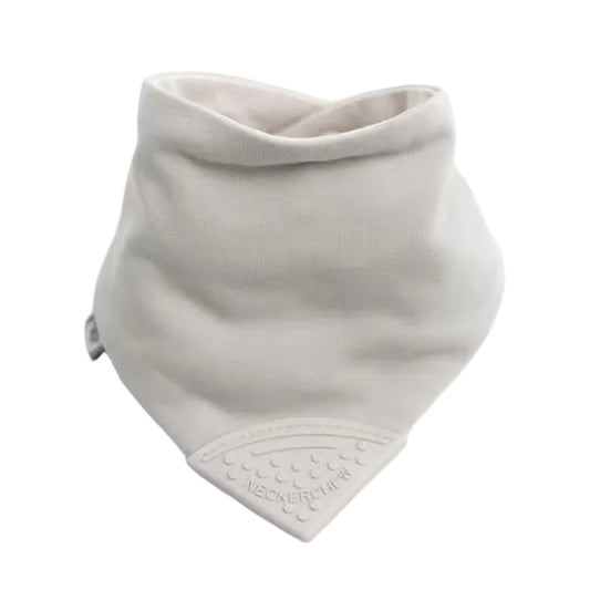Cheeky Chompers Neckerchew Teething Dribble Bib - Stone