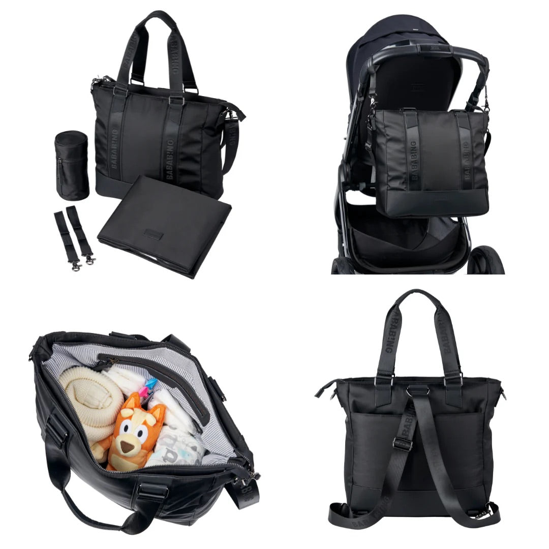 Bababing Moda Tote Changing Bag - Black