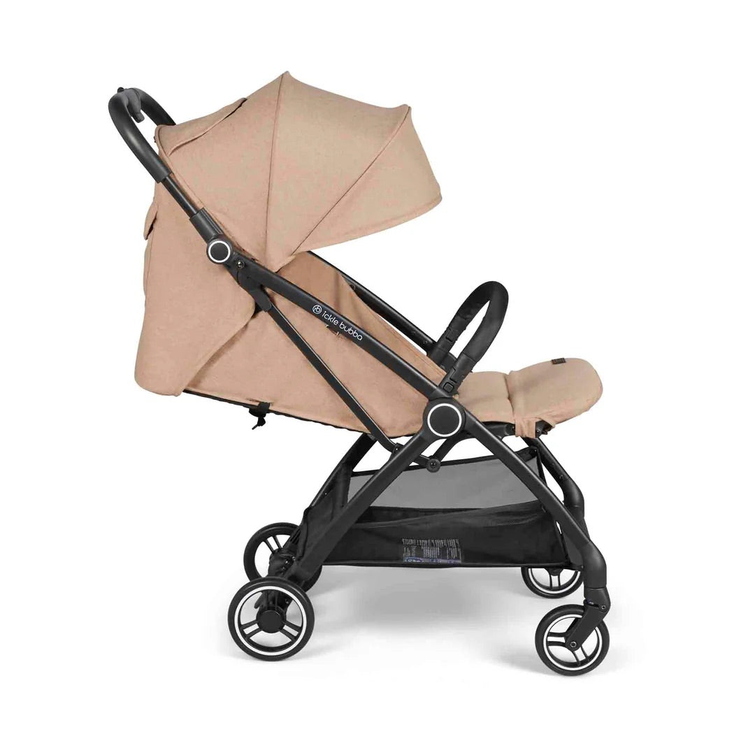 Ickle Bubba Aries Prime Auto Fold Stroller - Biscuit