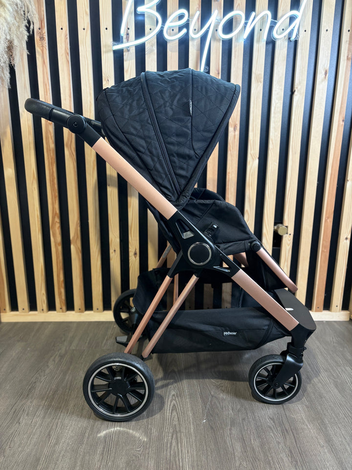 PRE LOVED My Babiie MB250 Parent & World Facing Pushchair - Quilted Black