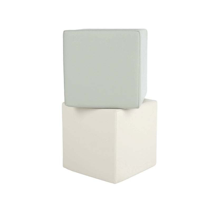 CuddleCo Soft Play Cubes 2 Piece - Sea Salt & Pebble