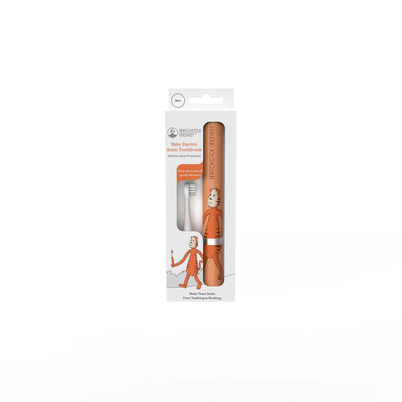 Matchstick Monkey Baby Electric Sonic  Toothbrush - Teddy Tiger