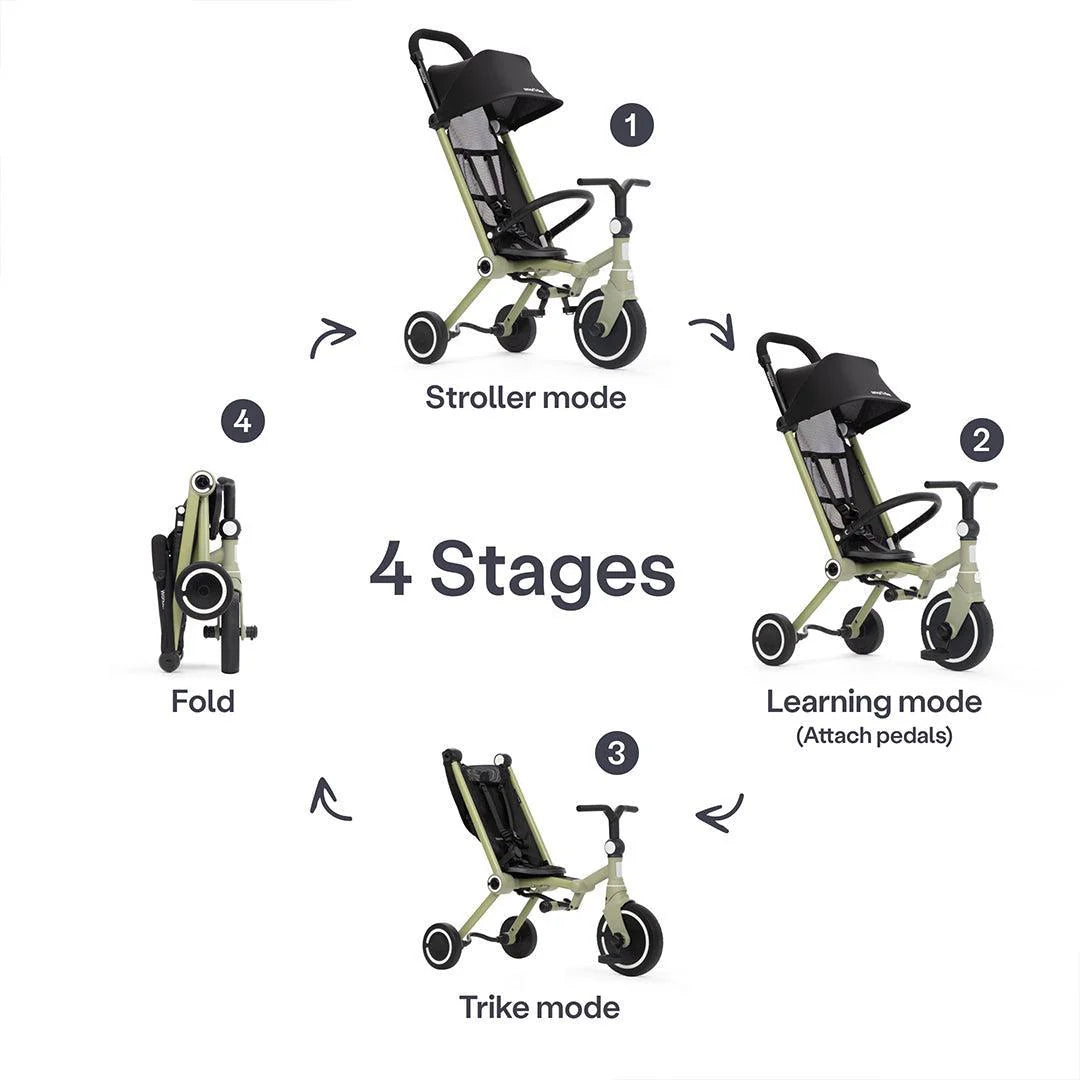smarTrike Wonder Stroller Trike - Light Olive