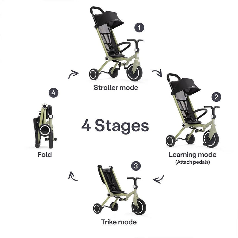 smarTrike Wonder Stroller Trike - Light Olive