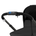 Cybex e-Gazelle S Double Pushchair Bundle Inc Gold Footmuffs - Moon Black