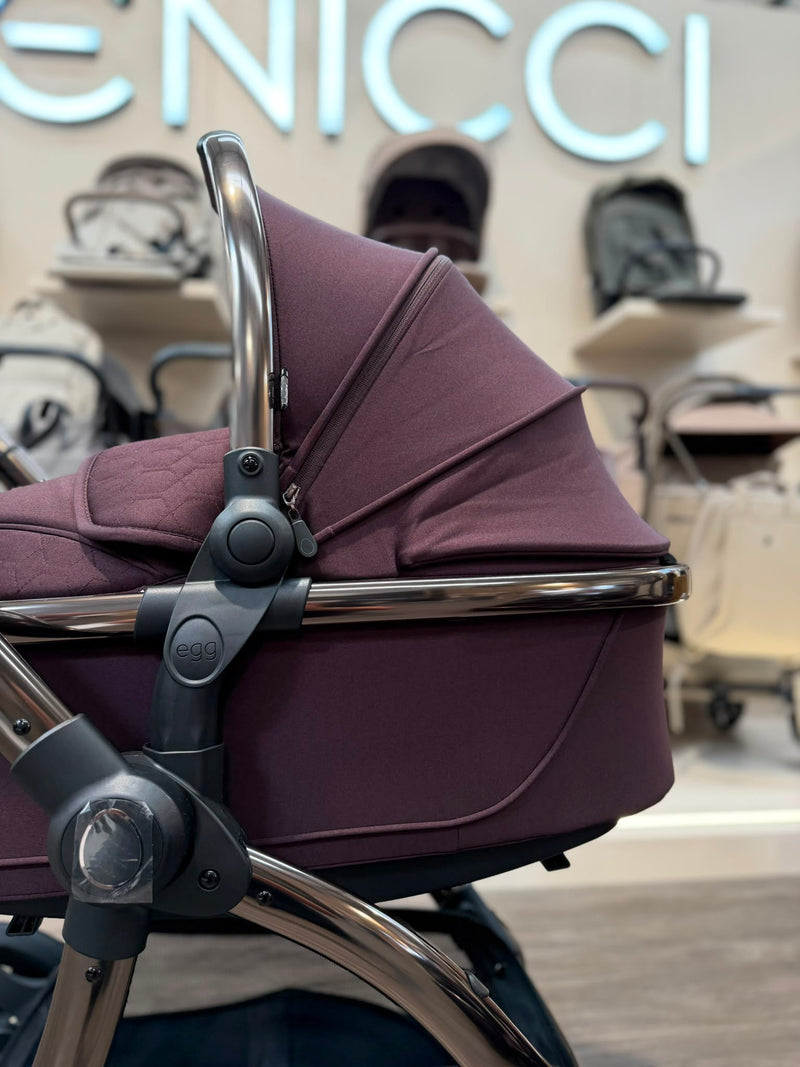 OPEN BOX egg3 3in1 Travel System Bundle Inc Isofix Base - Mulberry