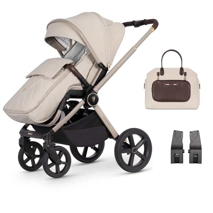 Venicci Tinum Upline Parent & World Facing Pushchair + Accessories - Stone Beige