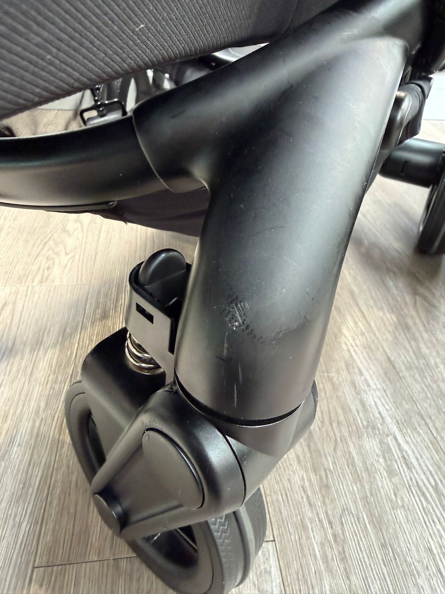 PRE LOVED iCandy Peach 7 Double Pushchair Bundle - Jet/Black