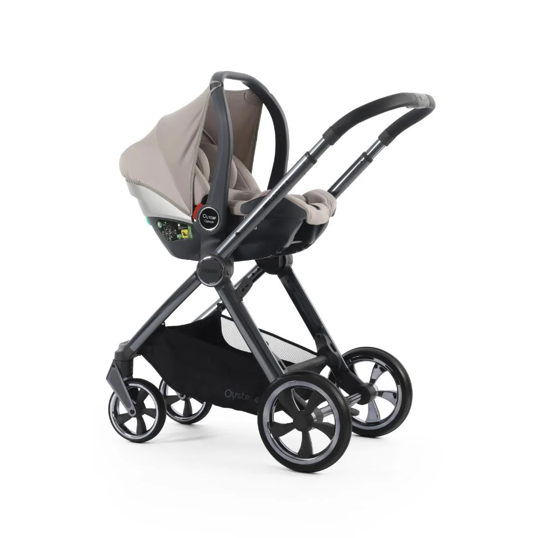 Oyster4 Travel System Bundle Inc Capsule Car Seat - Stone