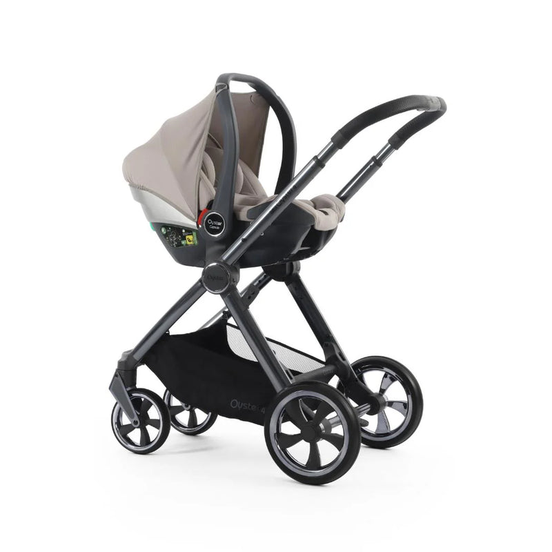 Oyster4 Travel System Bundle Inc Capsule Car Seat - Stone