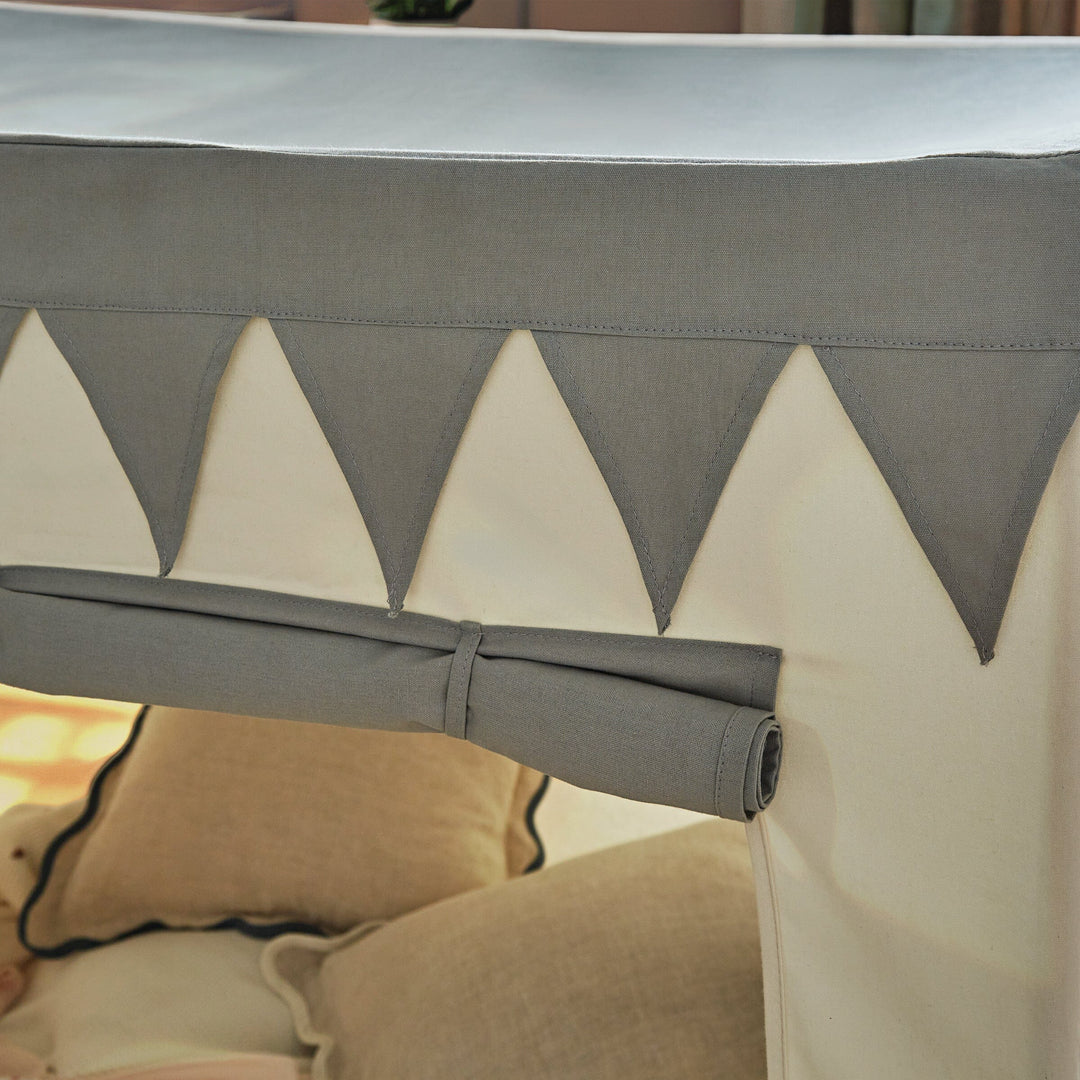 CuddleCo Play House with Bunting - Sea Salt