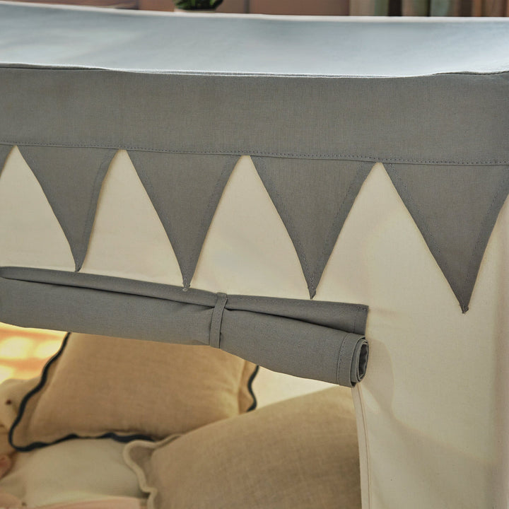 CuddleCo Play House with Bunting - Sea Salt