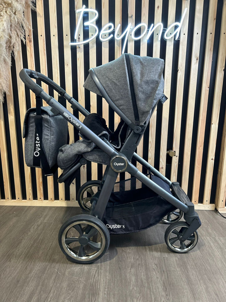 PRE LOVED Babystyle Oyster3 Pram & Pushchair - Mercury/City Grey