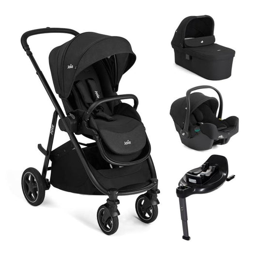 Joie Versatrax On The Go I-Snug 2 Car Seat + 360 Base Travel System Bundle - Raven