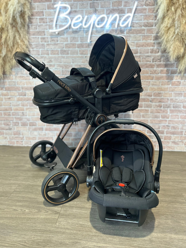 PRE LOVED Redkite Push Me Pace Travel System - Amber