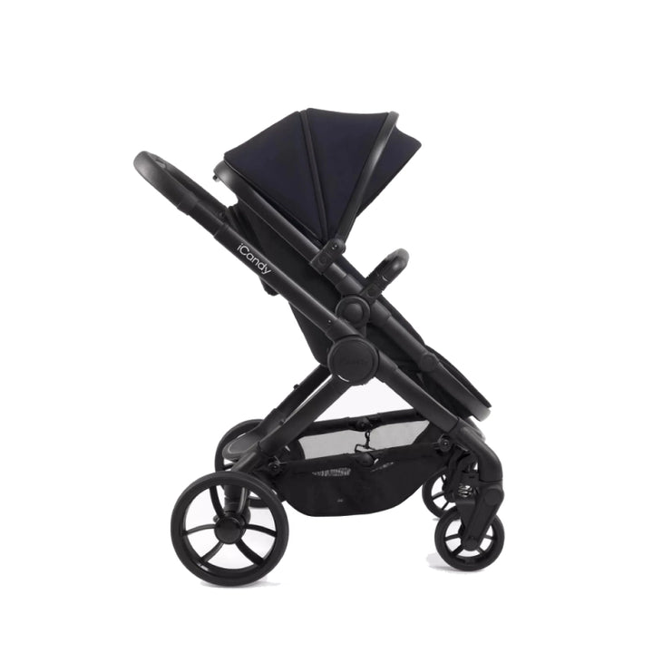 iCandy Peach 7 Maxi Cosi Cabriofix i-Size Complete Travel System Bundle - Black Edition