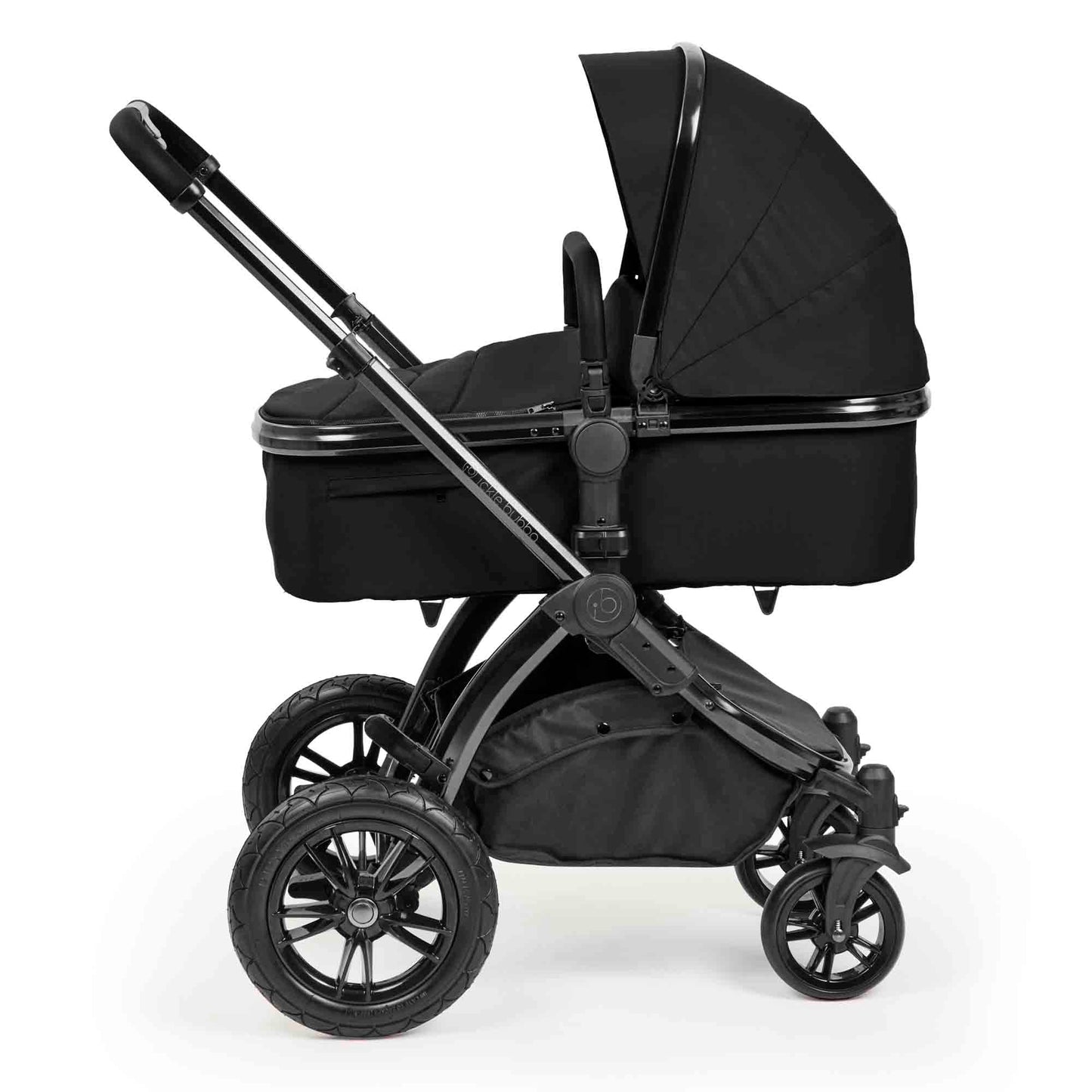 Ickle Bubba Stomp Luxe Elements Edition 17 Piece Bundle Inc Bubba Crib - Raven