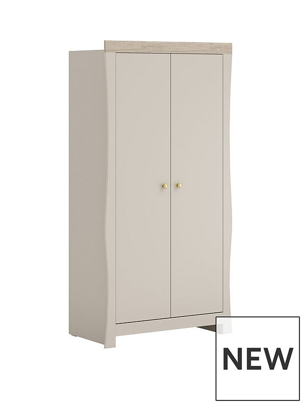 Little Acorns Celeste 3 Piece Nursery Furniture - Cashmere & Grey Ash