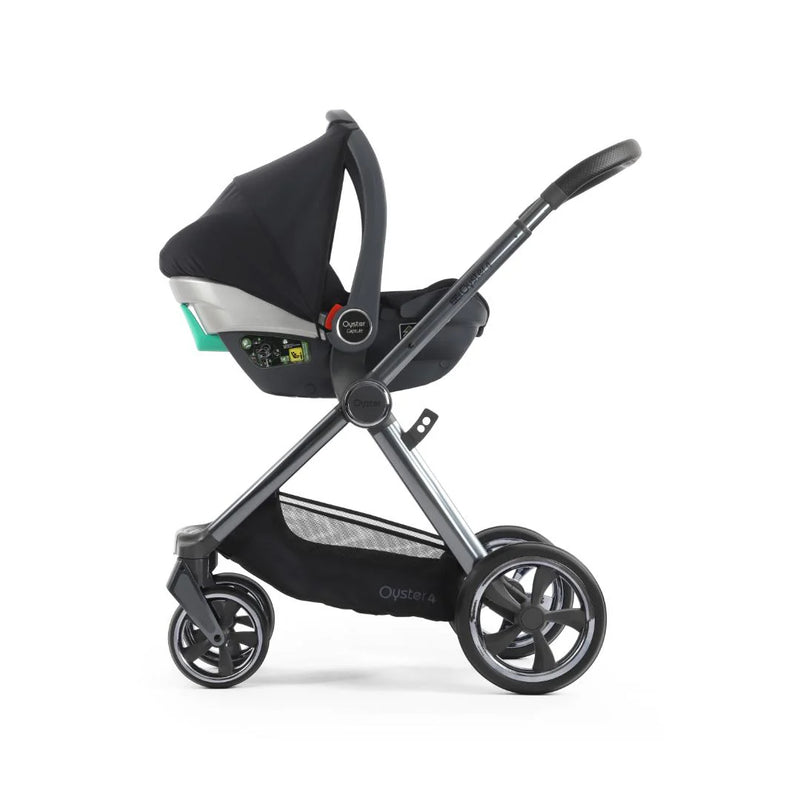 Oyster4 Travel System Bundle Inc Maxi-Cosi Pebble 360 Pro2 Car Seat - Carbonite