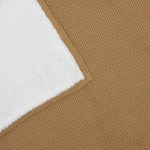Clair De Lune Organic Knit Sherpa Blanket - Biscuit