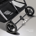 JoviKids Ayla Compact Twin Pushchair - Black