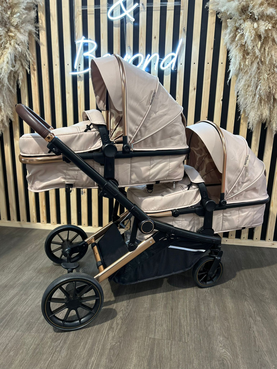 PRE LOVED My Babiie MB33 Tandem Pushchair - Giraffe