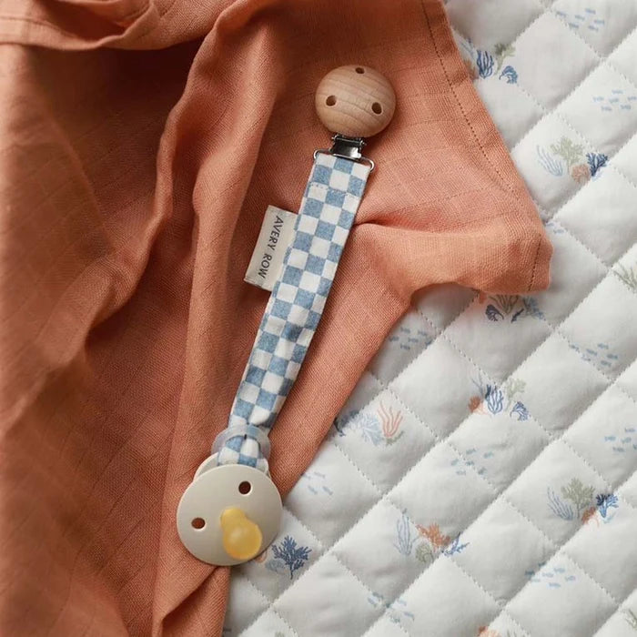 Avery Row Pacifier Holder - Waves