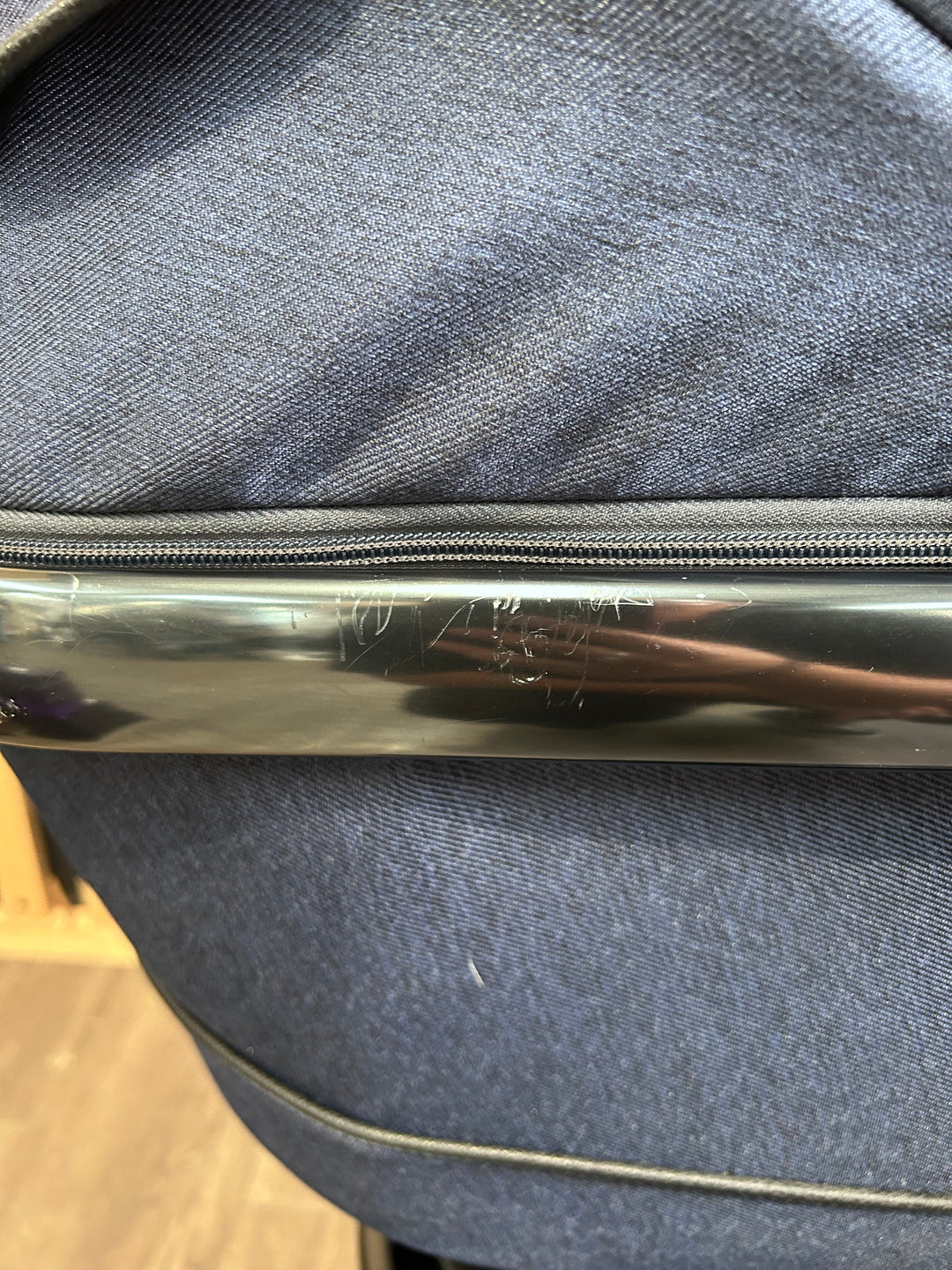 PRE LOVED iCandy Peach 6 Travel System - Navy Twill