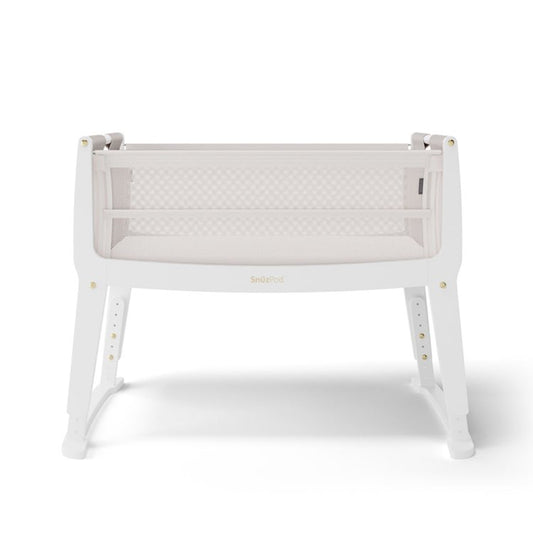 SnuzPod Studio Bedside Crib - Paris (White)
