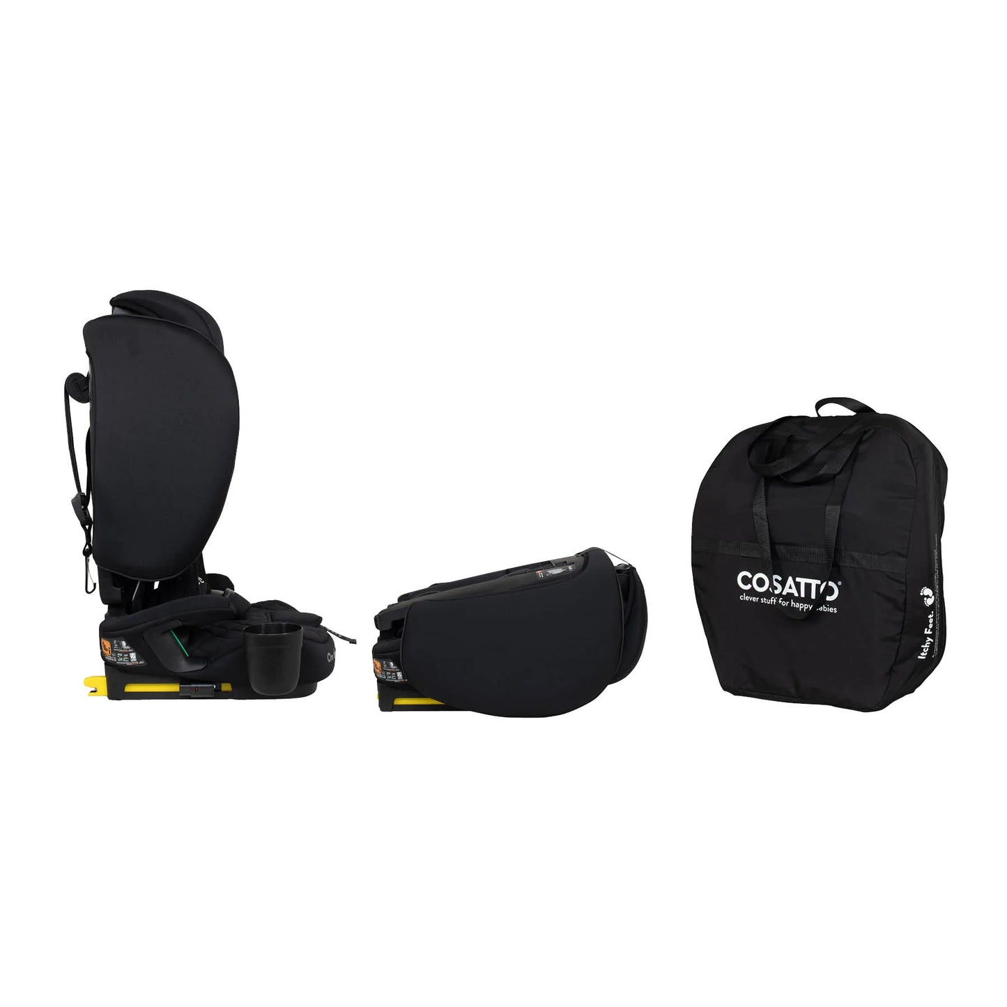 Cosatto On The Go i-Size Travel Car Seat - Silhouette