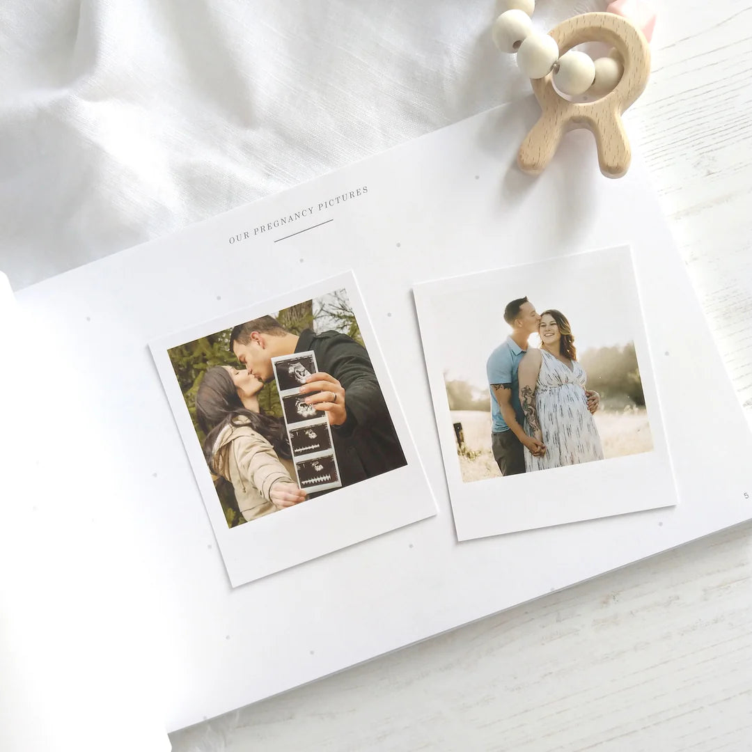 Blush & Gold Baby Memory Book - Blush