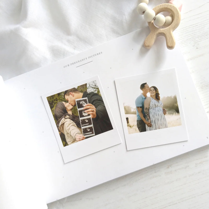 Blush & Gold Baby Memory Book - Blush