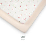CuddleCo 4 Piece Cot Bed Bedding Set - Ditsy Cherry