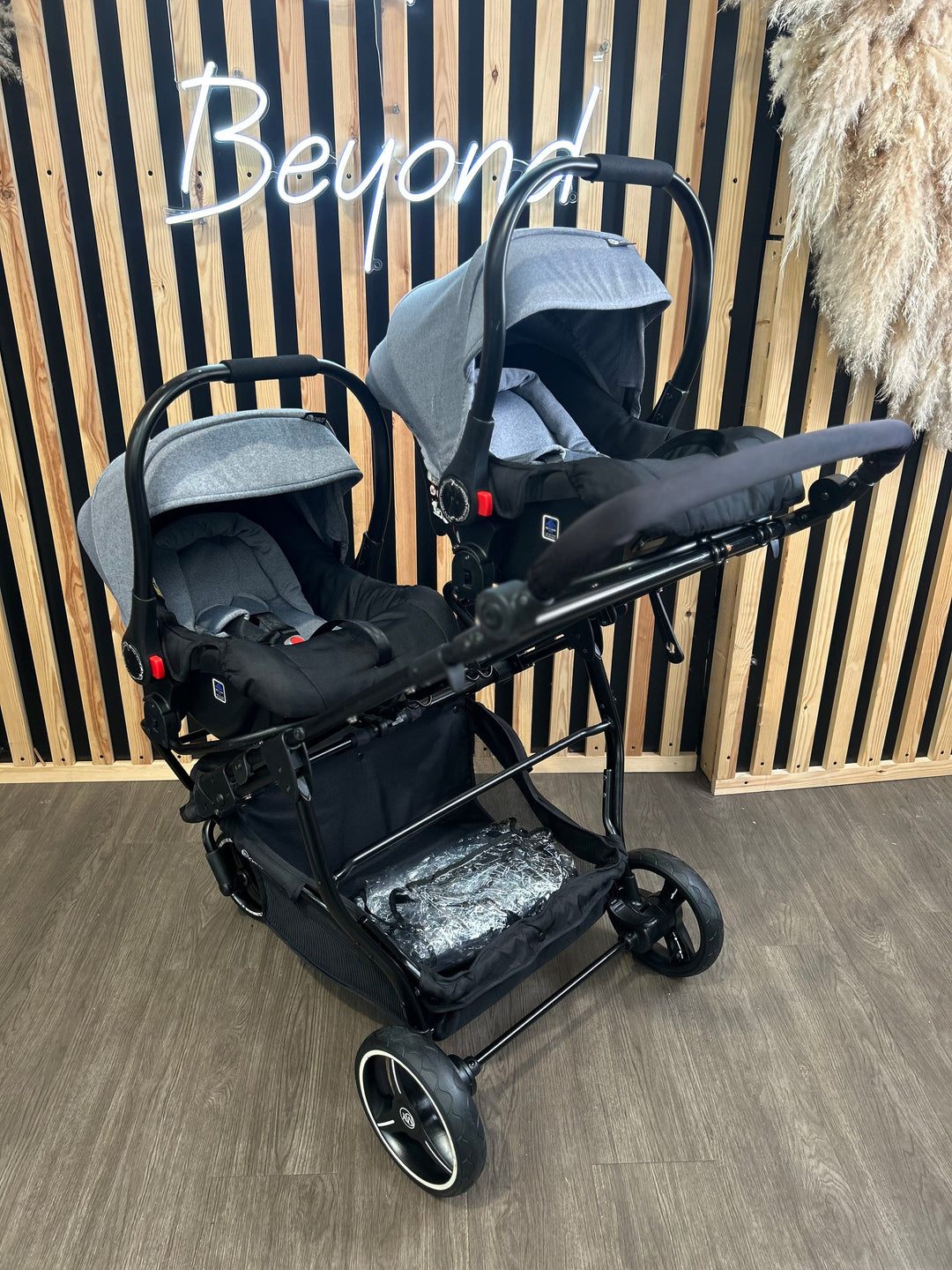 PRE LOVED My Child Easy Twin Stroller - Grey