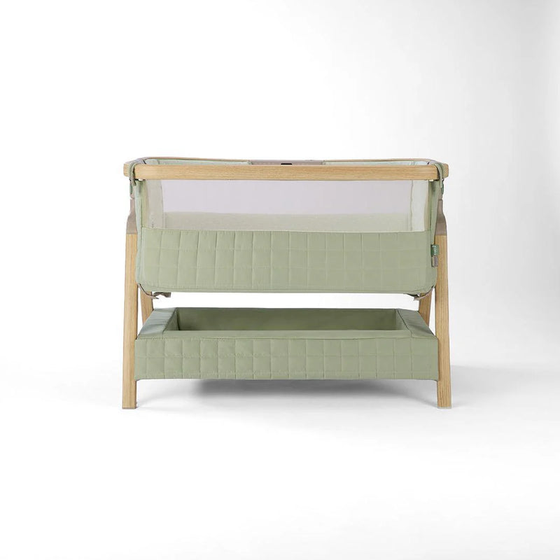 Tutti Bambini Cozee Sense Bedside Crib - Drifted Oak/Eucalyptus
