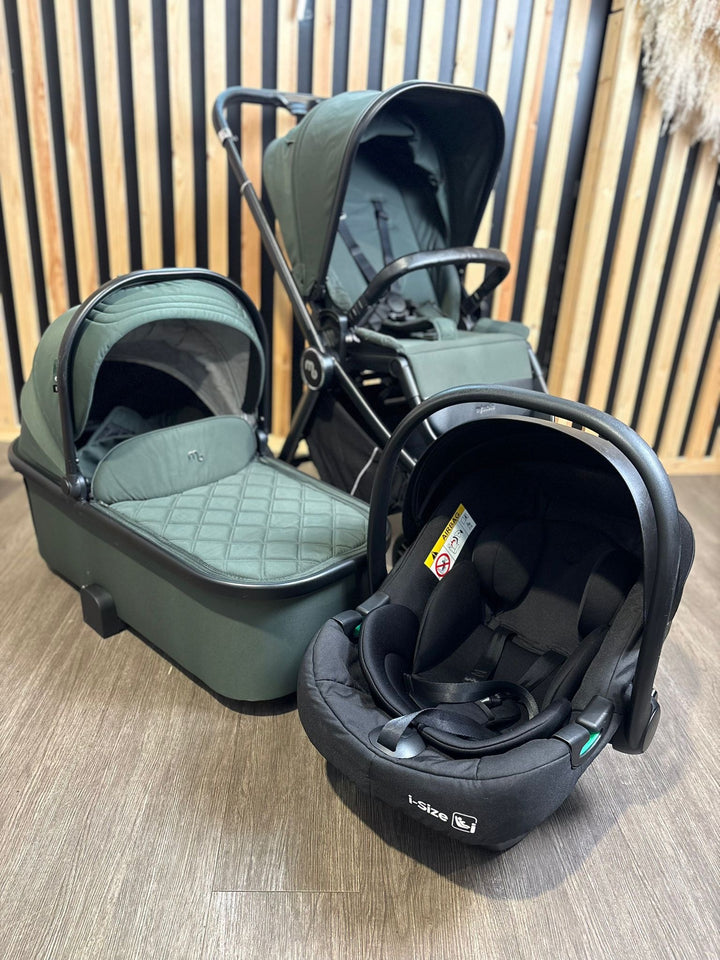 PRE LOVED My Babiie MB450i Travel System - Forest Green