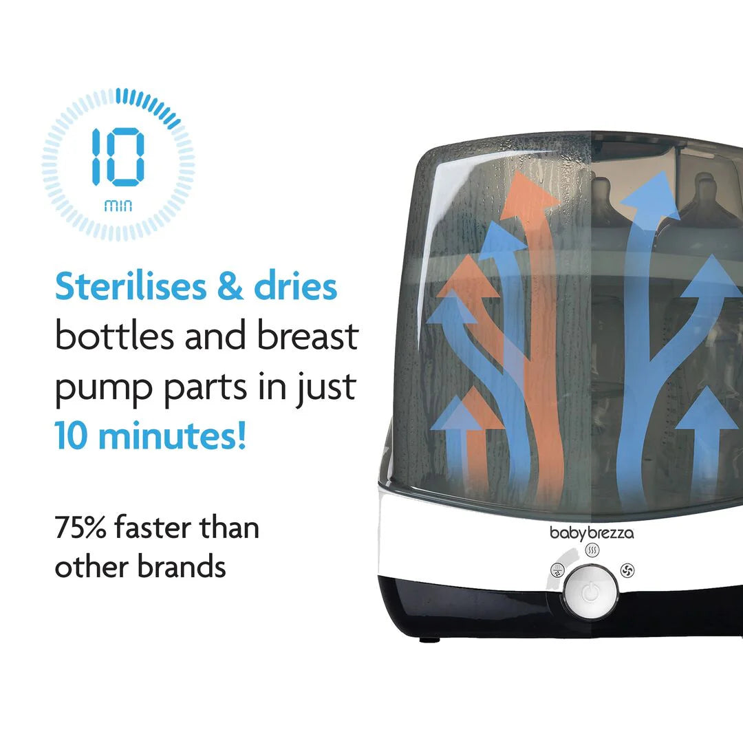 Baby Brezza SuperFast Steriliser-Dryer - White