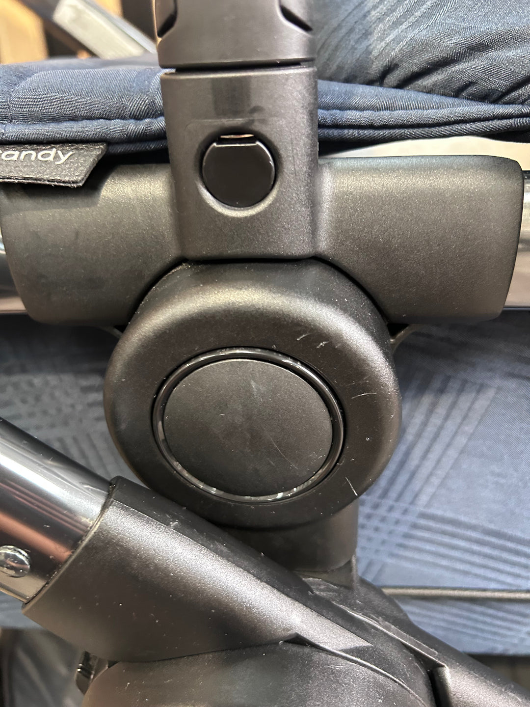 PRE LOVED iCandy Peach 6 Travel System - Navy Check