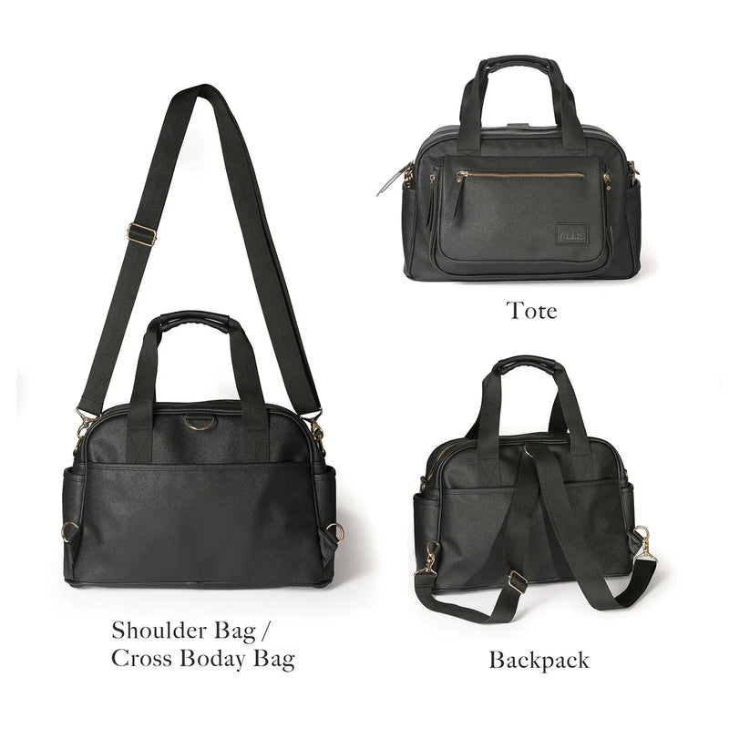 Kiin Allis Baby Plus Changing Bag & Changing Mat - Black