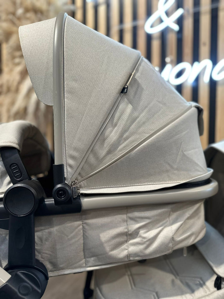 PRE LOVED My Babiie MB33 Twin Pushchair - Ivory