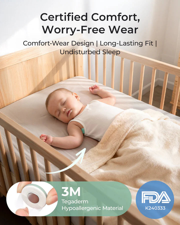 Momcozy Smart Medical-Grade Wearable Baby Thermometer