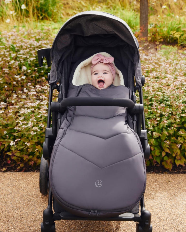 Ickle Bubba Premium Pram & Stroller Footmuff - Stone