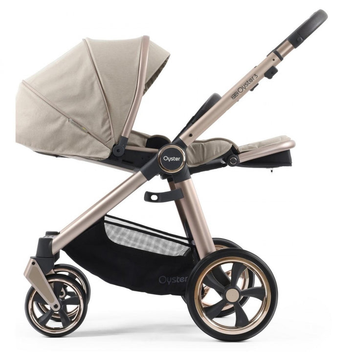 Babystyle Oyster 3 Luxury Travel System Bundle - Creme Brulee