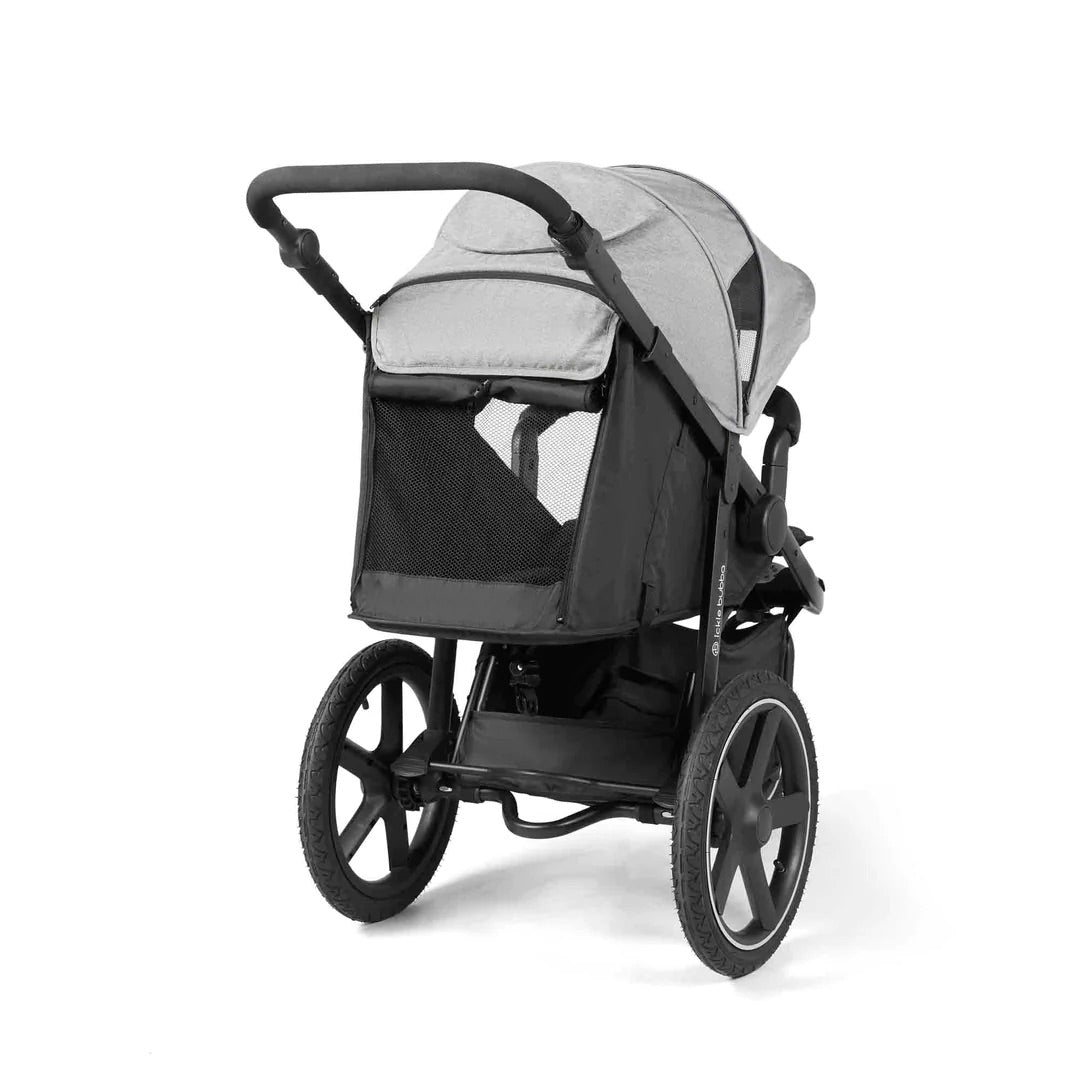 Ickle Bubba Venus Jogger Prime & Newborn Cocoon Bundle - Black/Space Grey