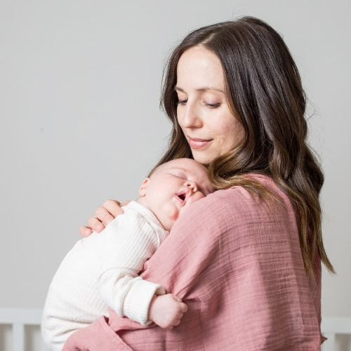 Lulujo 3 Pack Mini Muslin Cloths - Strawberries