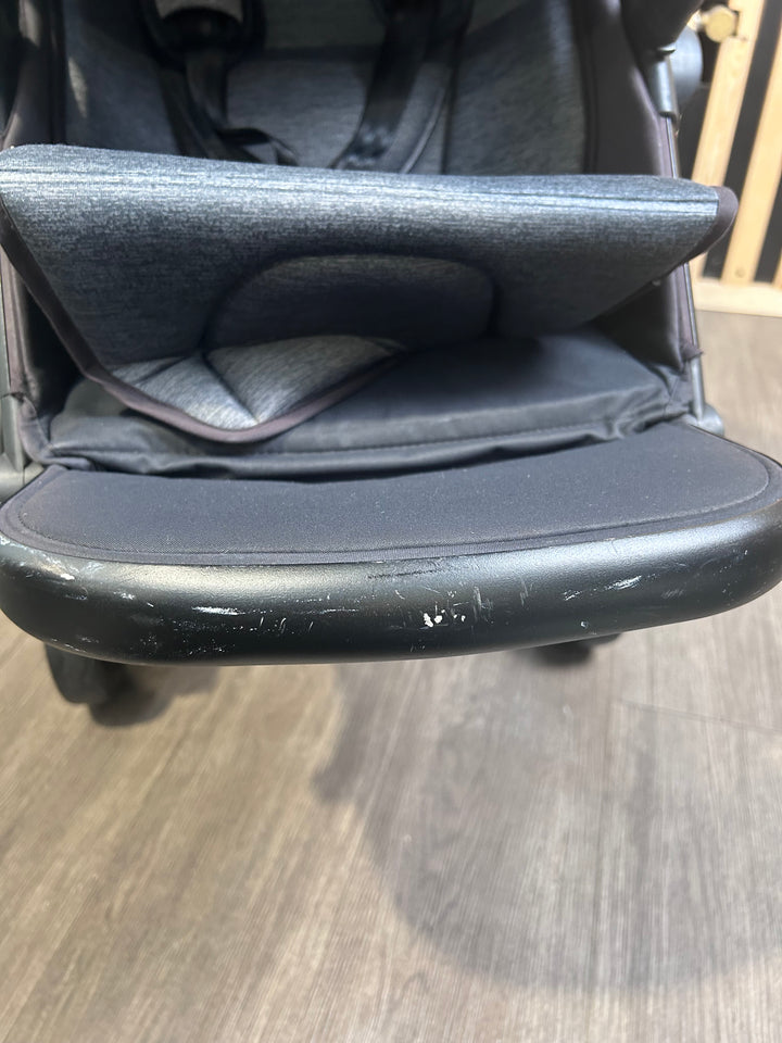 PRE LOVED Silver Cross Coast Double Pushchair - Flint