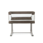 Oyster Drop Side Wiggle Crib Co-Sleeper - Mink