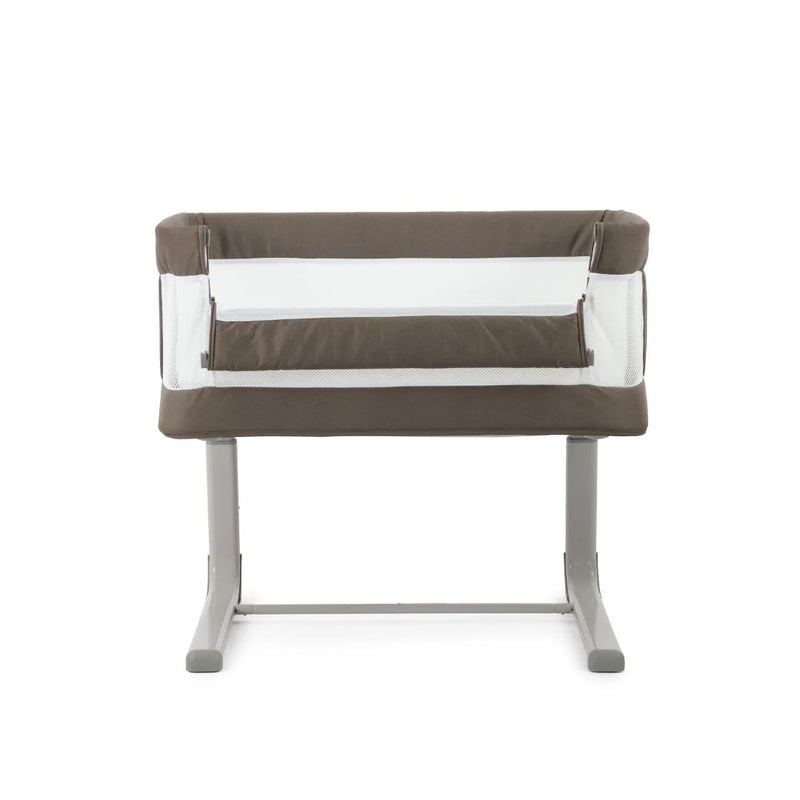 Oyster Drop Side Wiggle Crib Co-Sleeper - Mink